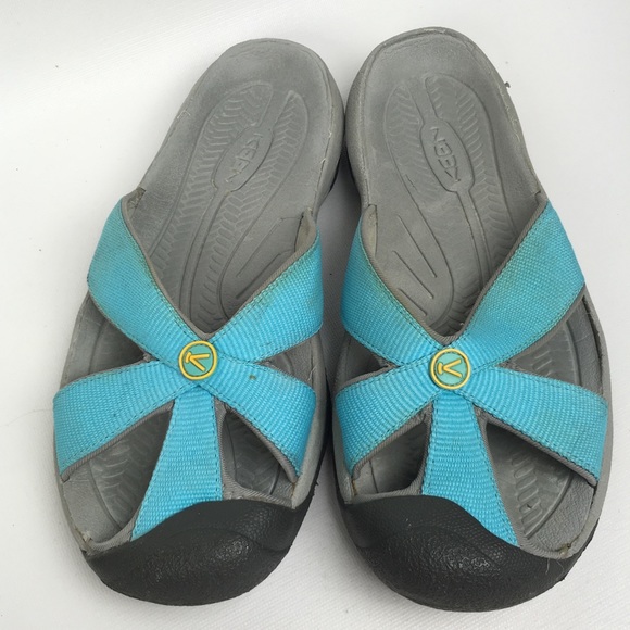 Keen Blue Slip On Women’s Sandals Sz 8/38.5 - Picture 2 of 6